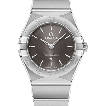 Omega Constellation Manhattan Quartz Watch - 25 mm Steel Case - Grey Dial - 131.10.25.60.06.001