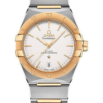 Omega Constellation OMEGA Co-Axial Master Chronometer - 36 mm Steel And Yellow Gold Case - Silvery Dial - 131.20.36.20.02.002