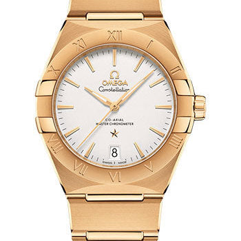 Omega Constellation OMEGA Co-Axial Master Chronometer - 36 mm Yellow Gold Case - Silvery Dial - 131.50.36.20.02.002