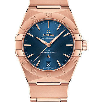 Omega Constellation OMEGA Co-Axial Master Chronometer - 36 mm Sedna Gold Case - Blue Dial - 131.50.36.20.03.001