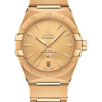Omega Constellation OMEGA Co-Axial Master Chronometer - 36 mm Yellow Gold Case - Yellow Dial - 131.50.36.20.08.001