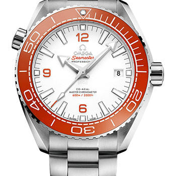 Omega Seamaster Planet Ocean 600M Omega Co-Axial Master Chronometer - 43.5 mm Steel Case - White Dial - 215.30.44.21.04.001
