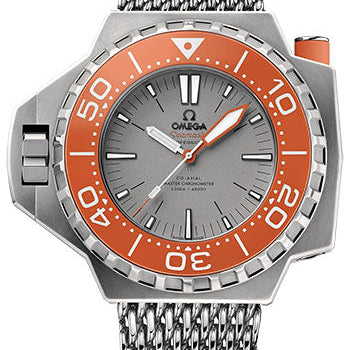 Omega Seamaster Ploprof 1200M Co-Axial Master Chronometer Watch - 55 x 48 mm Titanium Case - Bi-Directional Bezel - Grade 5 Titanium Dial - An Additional Grey Rubber Strap - 227.90.55.21.99.002