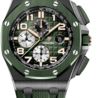 Audemars Piguet Royal Oak Offshore 44mm Chronograph Ceramic Green Bezel 26405CE.OO.A056CA.01