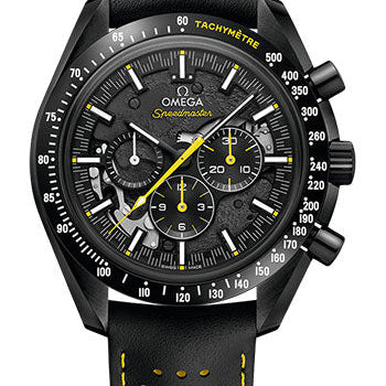 Omega Speedmaster Moonwatch Chronograph "Dark Side of the Moon" Apollo 8 - 44.25 mm Black Ceramic Case - Black Dial - Perforated Black Leather Strap - 311.92.44.30.01.001