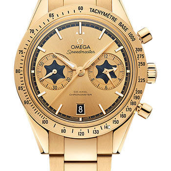 Omega Speedmaster '57 Omega Co-Axial Chronograph "Rory McIlroy" Special Edition - 41.5 mm Yellow Gold Case - Champagne Dial - 331.50.42.51.08.001