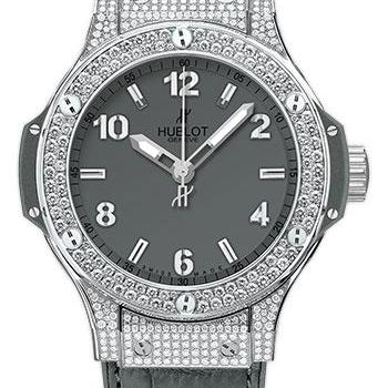 Hublot Big Bang Earl Gray Pave Watch-361.ST.5010.LR.1704