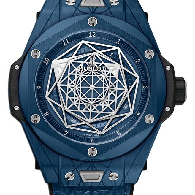 Hublot Big Bang Sang Bleu Blue Ceramic Watch Limited Edition of 200-415.EX.7179.VR.MXM19