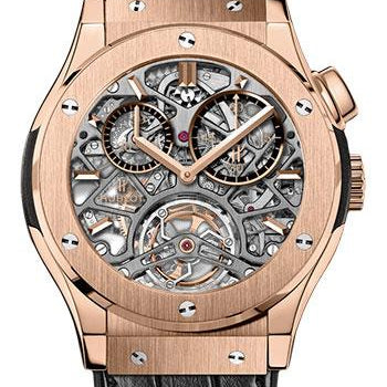 Hublot Classic Fusion Tourbillon Skeleton King Gold Limited Edition of 99 Watch-506.OX.0180.LR