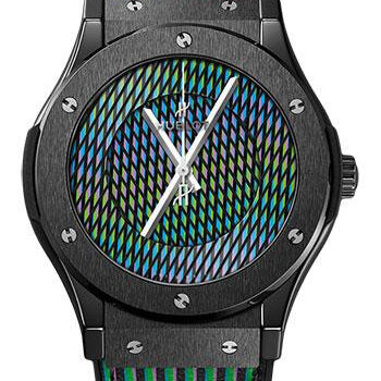 Hublot Classic Fusion Cruz Diez Ceramic Watch - 45 mm - Cruz Diez Dial Limited Edition of 100-511.CX.8900.VR.CZD19