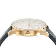 IWC Portuguieser Chrono White Dial 18k Rose Gold 40.9mm Automatic Mens IW371480