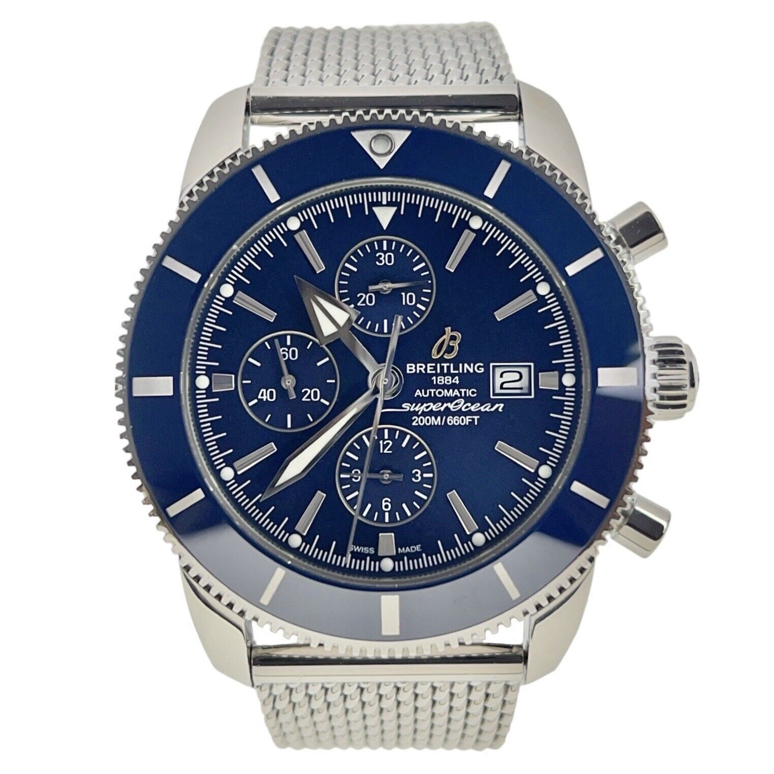 Breitling Superocean Heritage Chronograph Steel Blue 46mm Automatic Men’s Watch