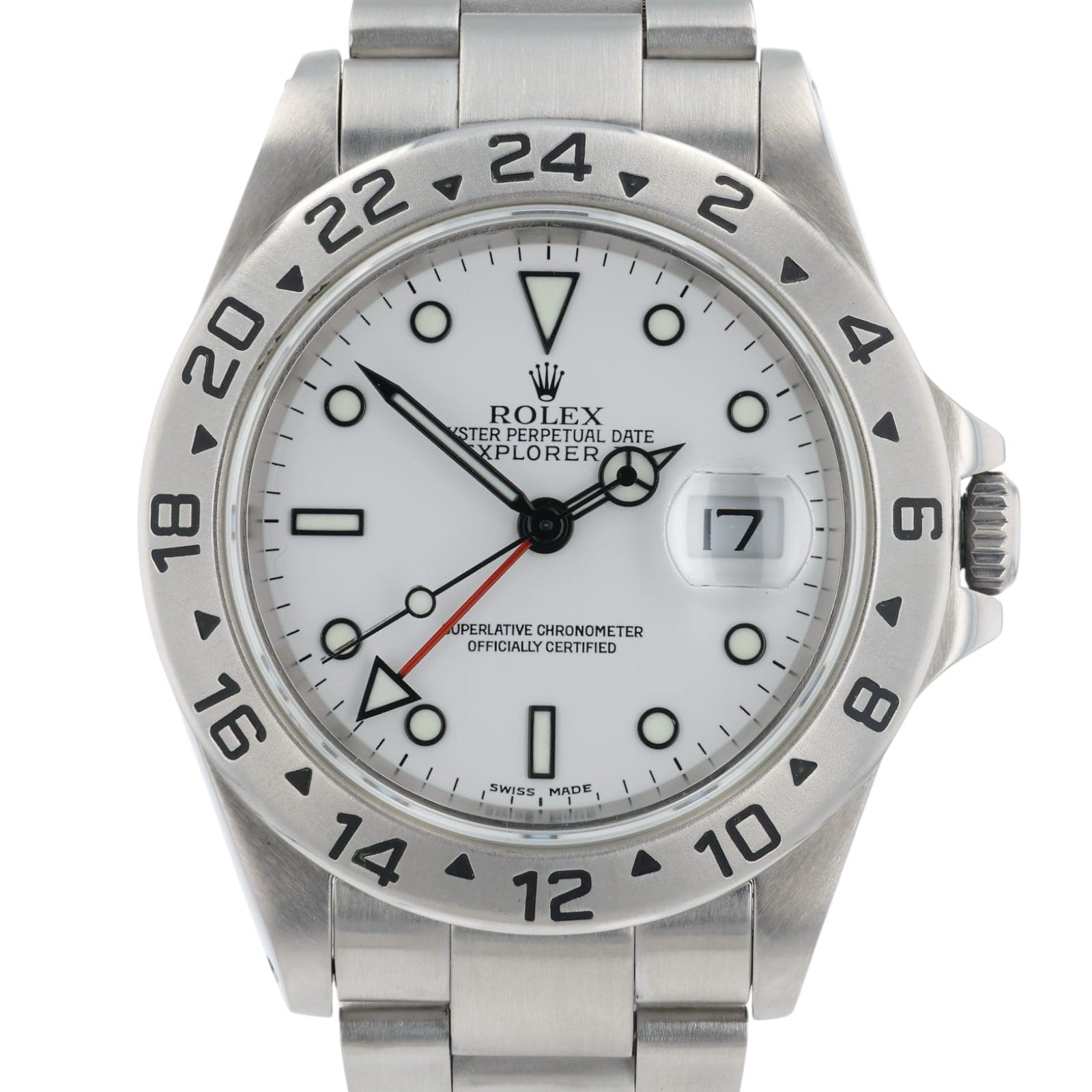 Rolex Explorer II White Dial Stainless Steel 40mm Automatic Men’s Watch 16570