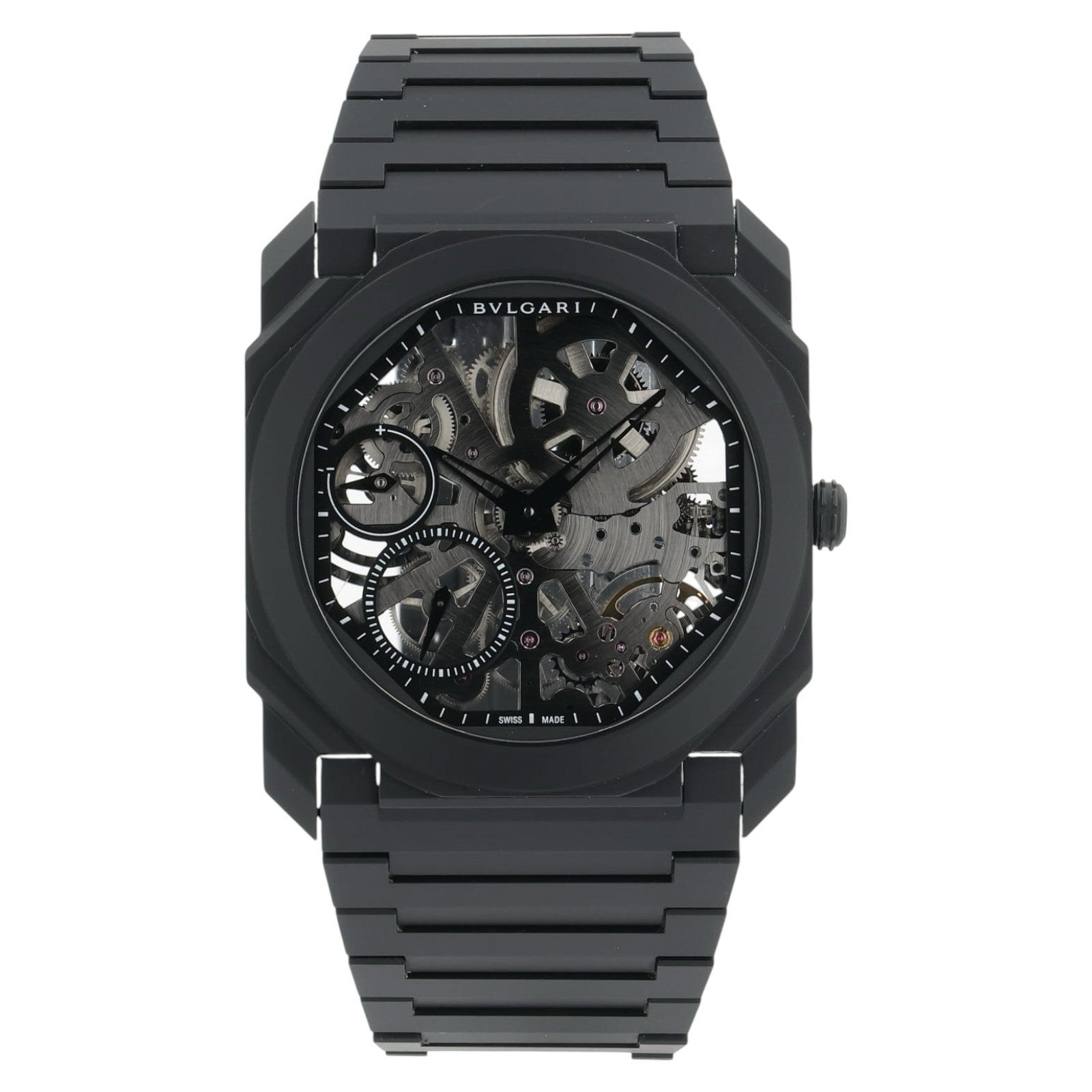 Bvlgari Octo Finissimo Titanium & Ceramic Skeleton Dial 40mm Manual BGO40CXT