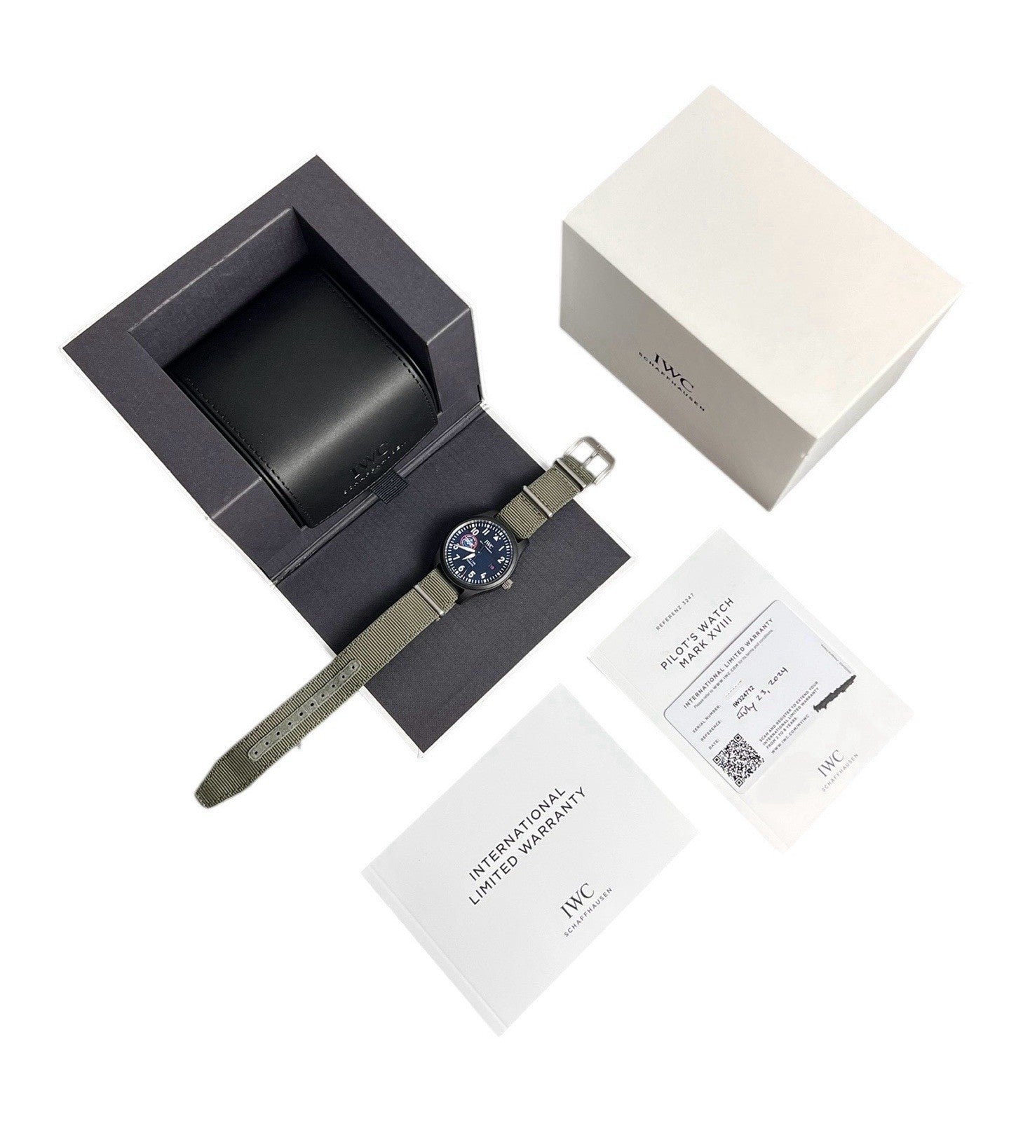 IWC Pilot Mark Top Gun Ceramic Black Dial 41mm Automatic Men’s Watch IW324712