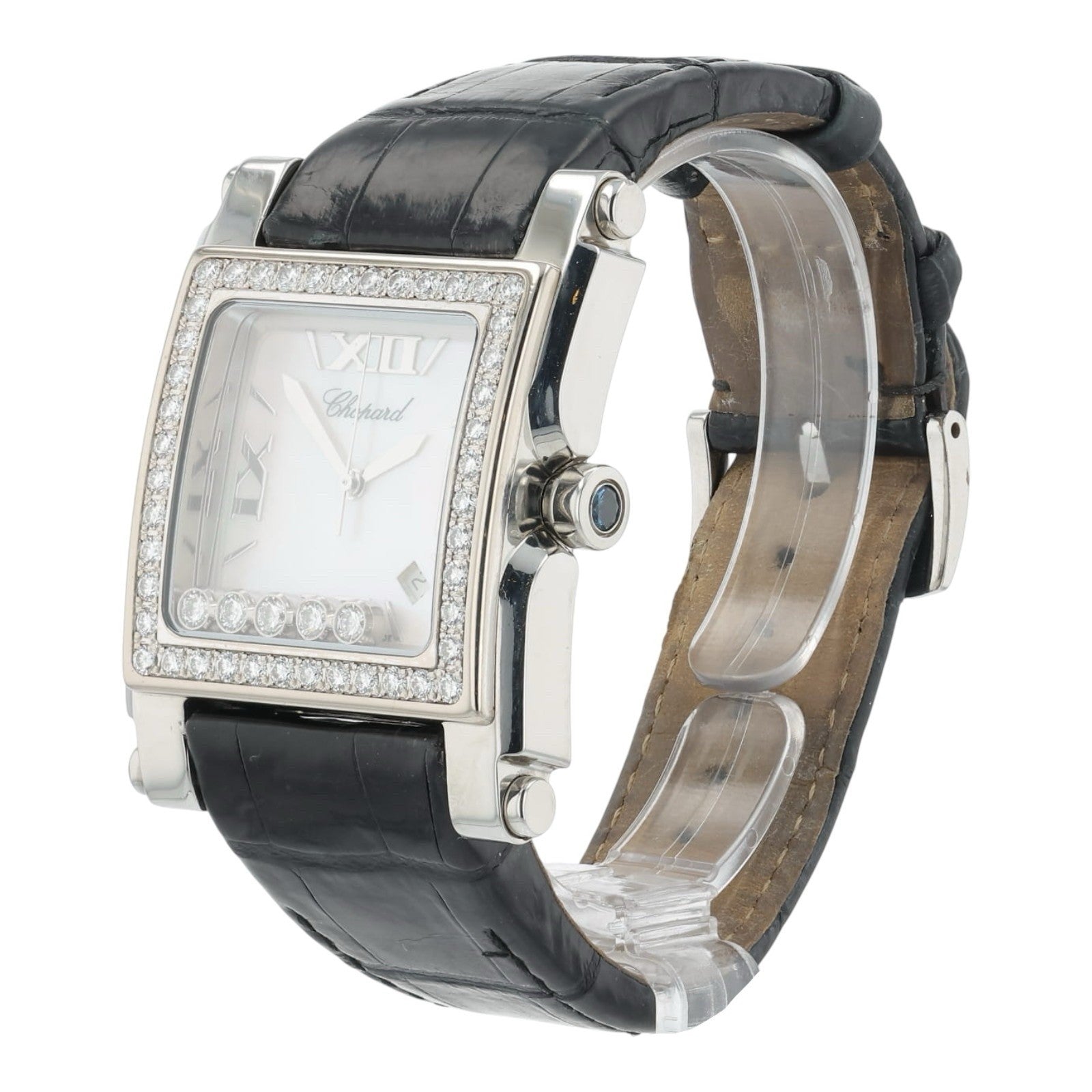 Chopard Happy Sport Steel Mother Of Pearl Dial 35mm Quartz Watch 28/8448-20