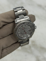 Rolex Yacht-Master Stainless Steel Silver Dial 40mm Auto Men's Watch 16622