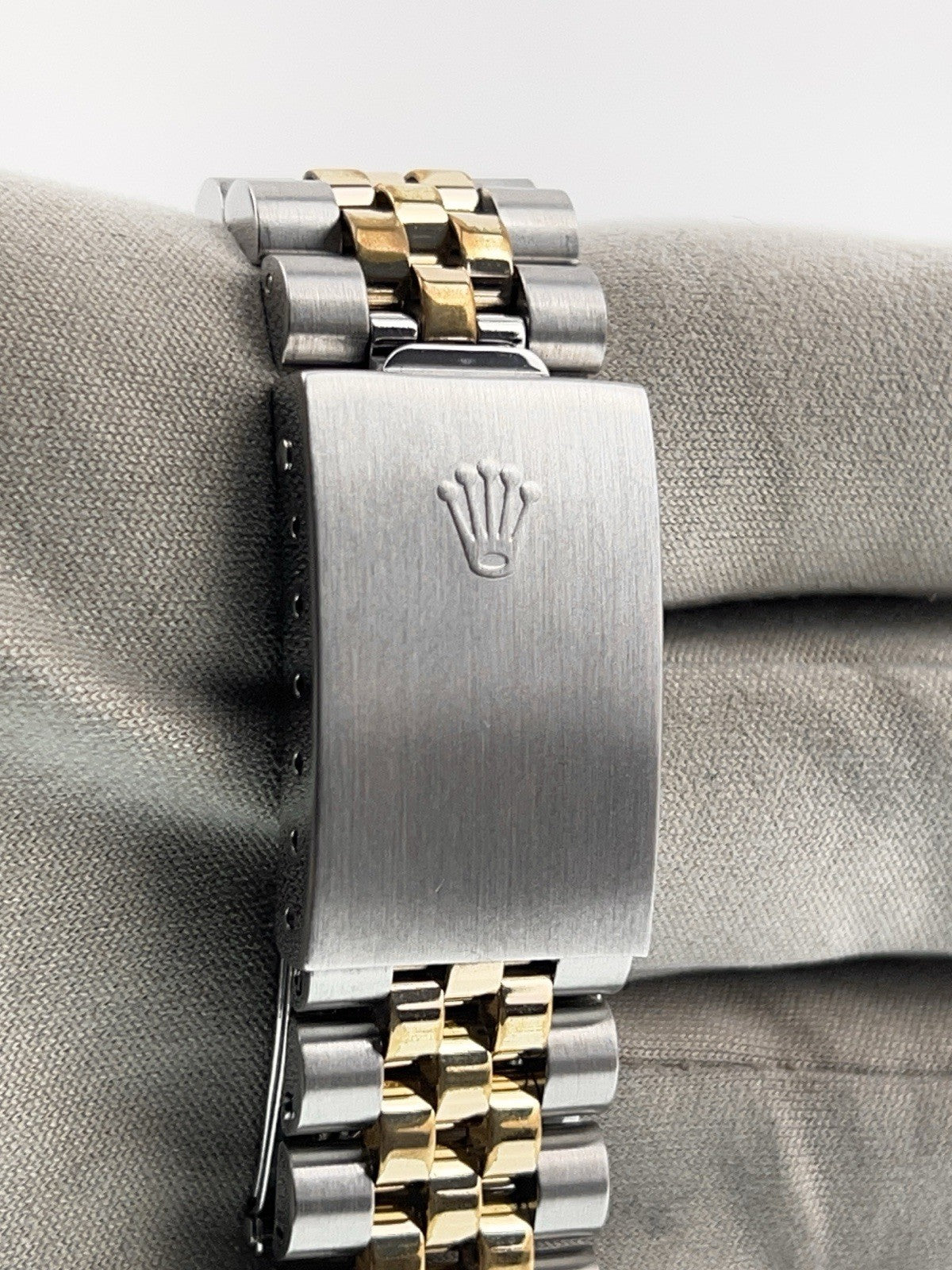Rolex Datejust Two Tone Gold & Steel Red Dial 36mm Automatic Men’s Watch