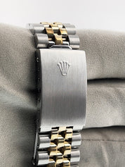 Rolex Datejust Two Tone Gold & Steel Red Dial 36mm Automatic Men’s Watch
