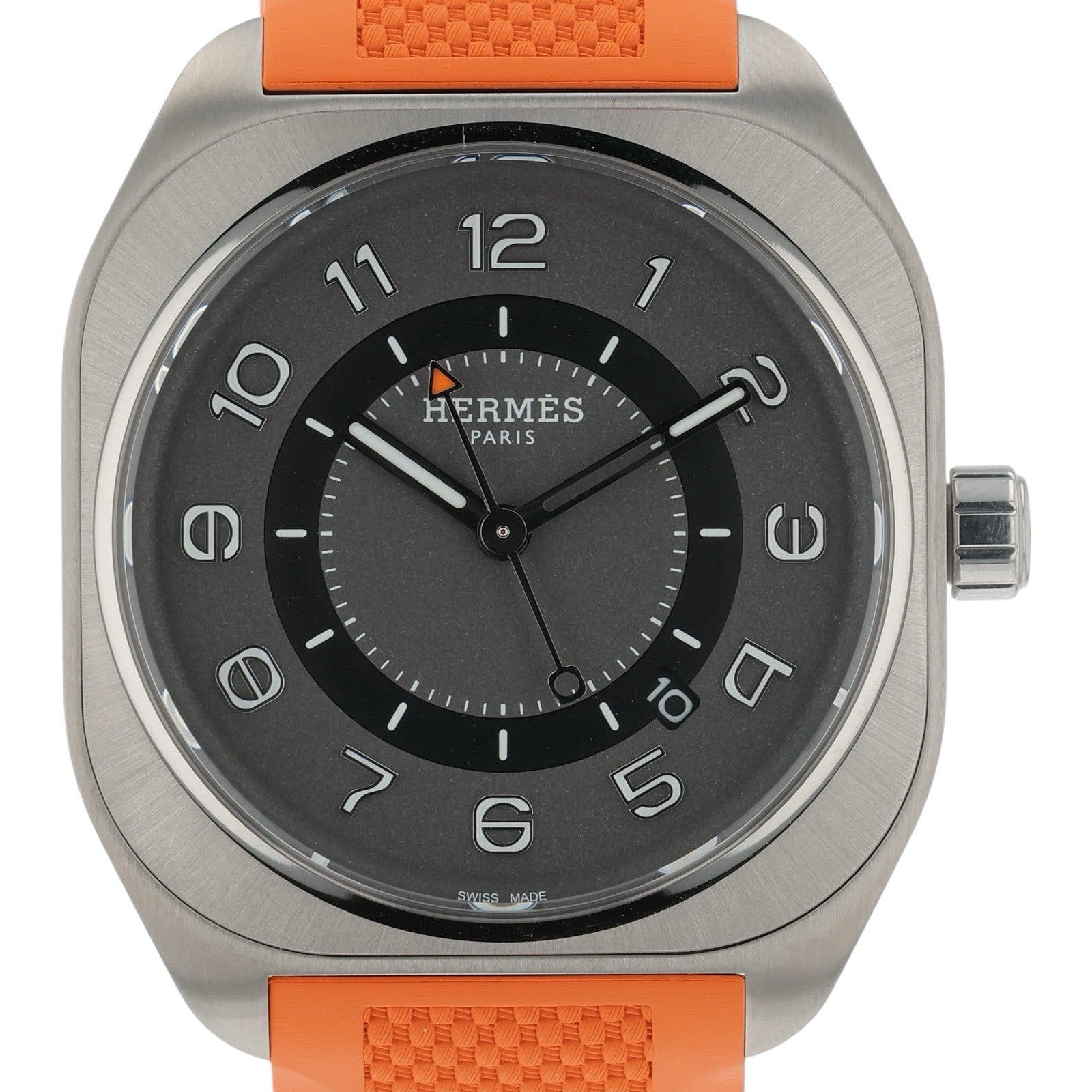 NEW 2025 Hermes H08 Titanium Black/Gray Dial 39mm Automatic Men’s Watch H08