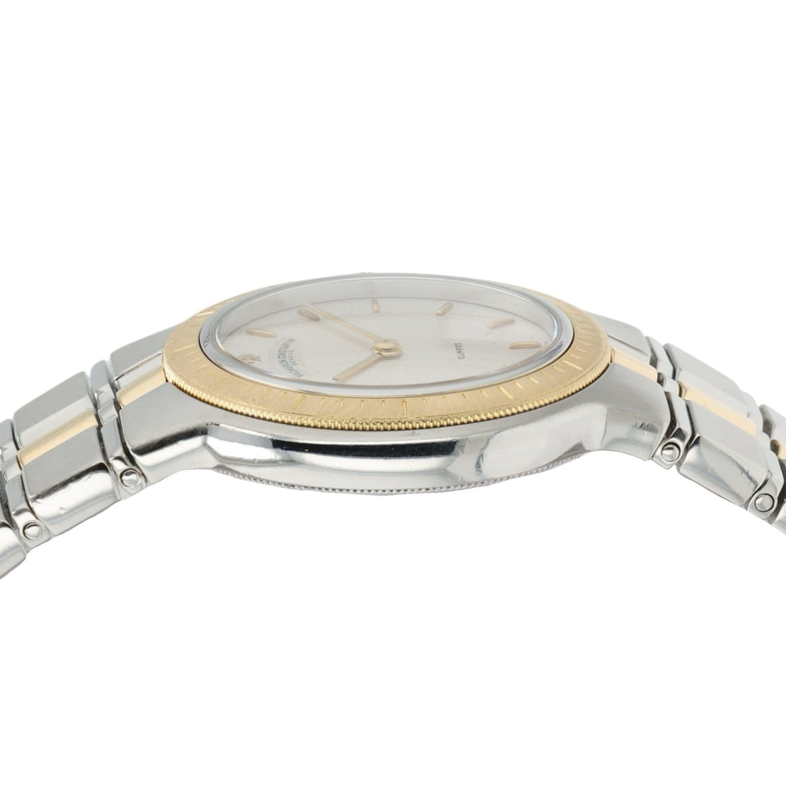 Vacheron Constantin Phidias Ivory Dial 18k Yellow Gold & Steel 28mm Quartz 16020