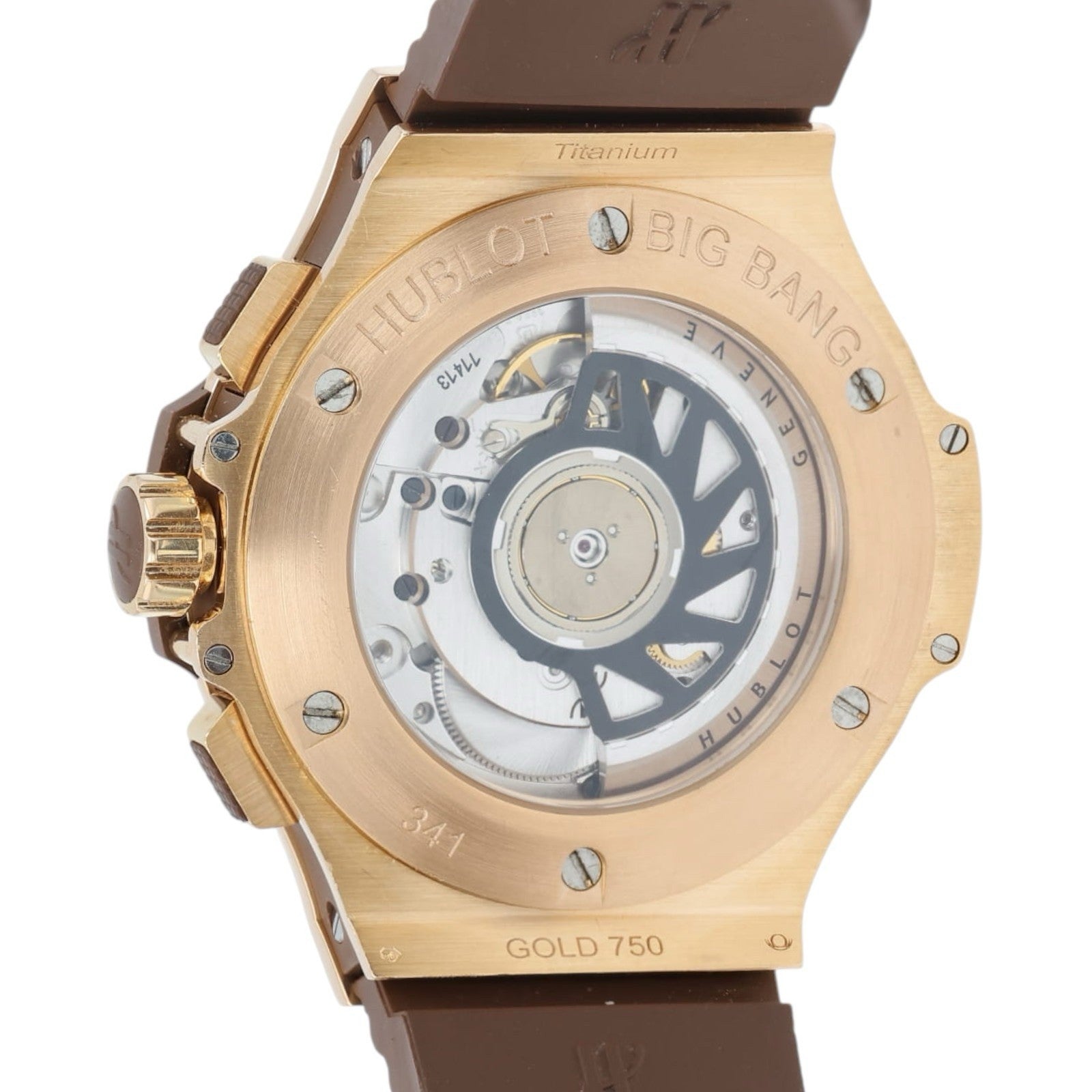 Hublot Big Bang Cappuccino Brown Dial 18k Rose Gold 41mm Auto 341.PC.1007.RX