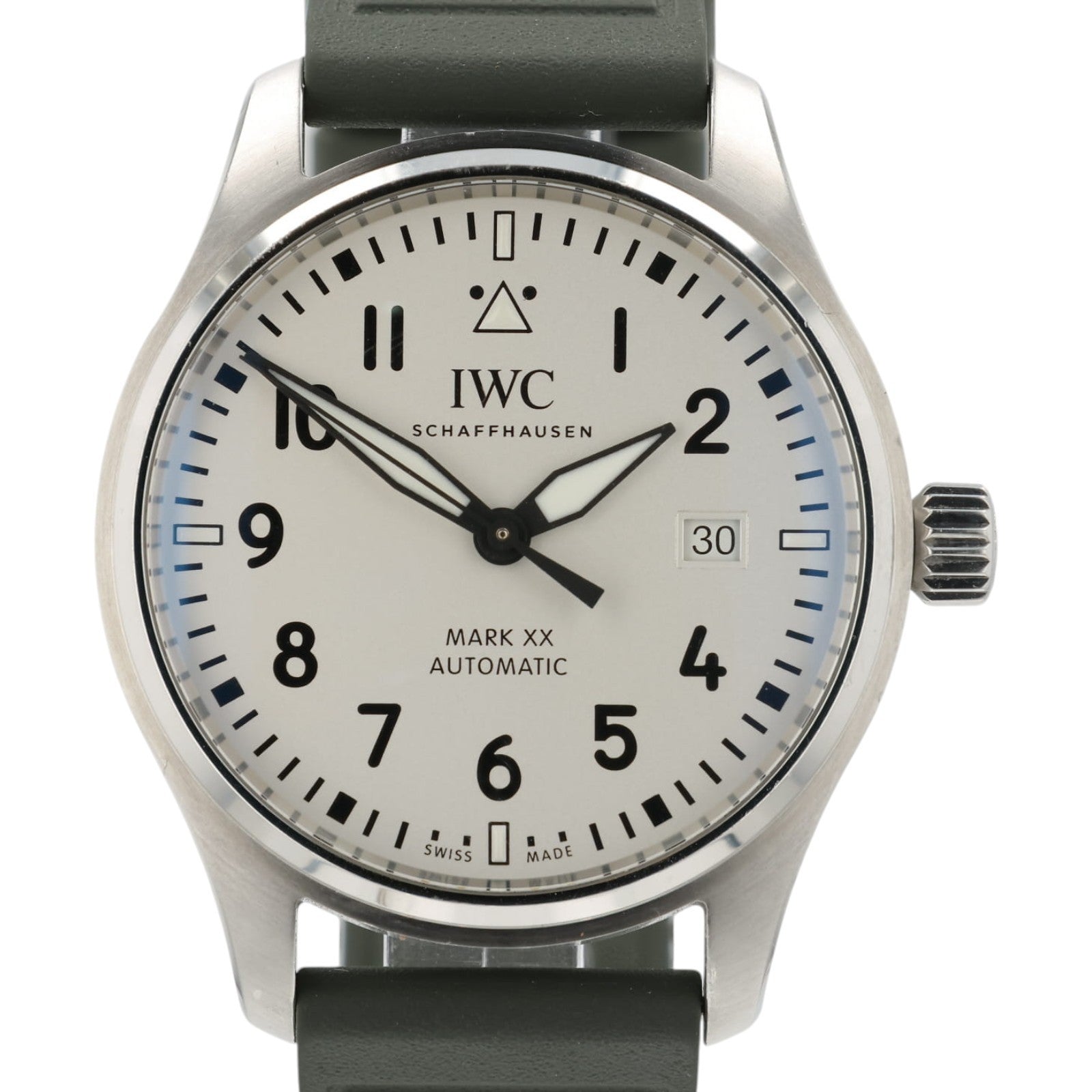 IWC Mark XX SIlver Dial Stainless Steel 40mm Automatic Mens Watch IW328207