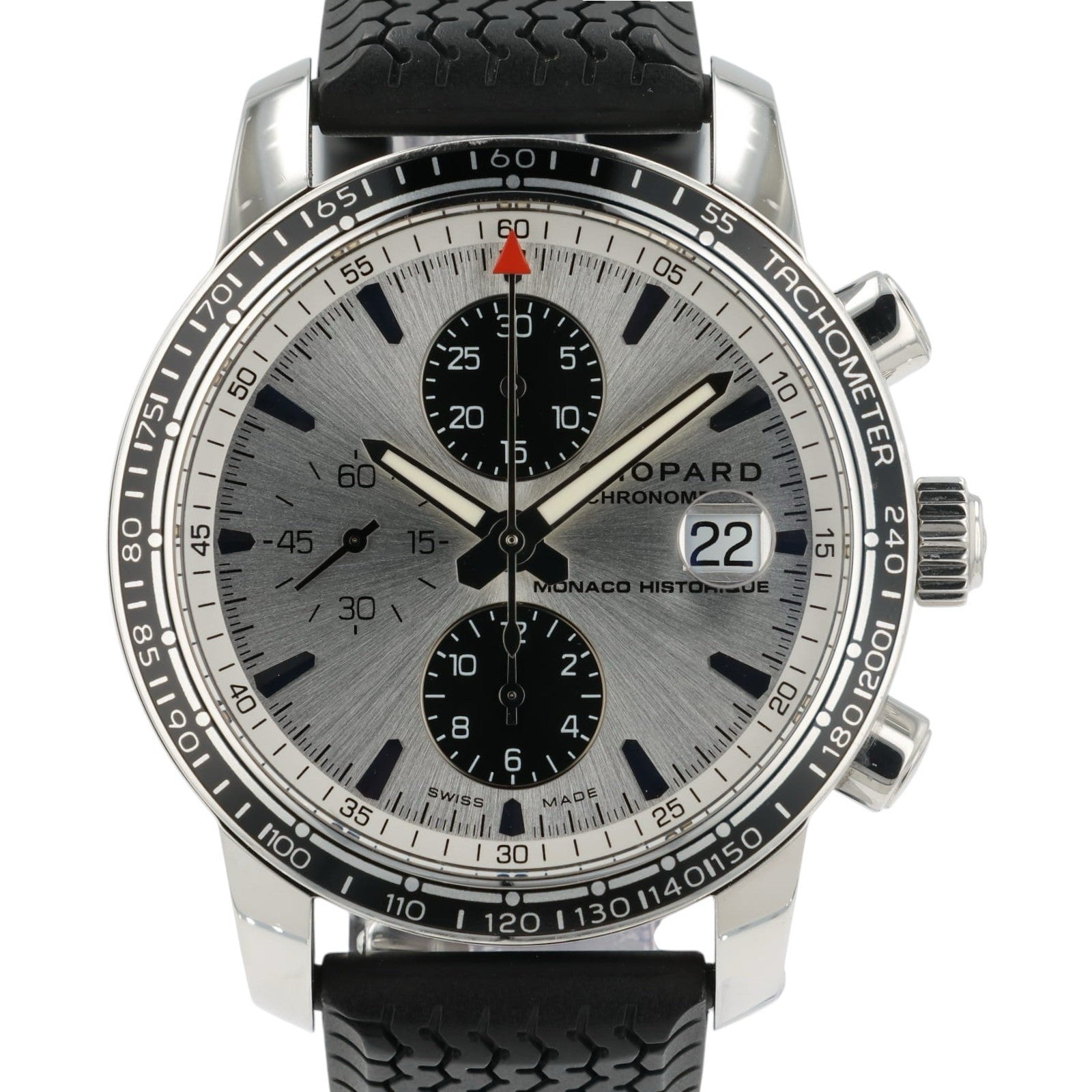Chopard Monaco Historique Silver Dial Stainless Steel 42mm Automatic Men’s 8992