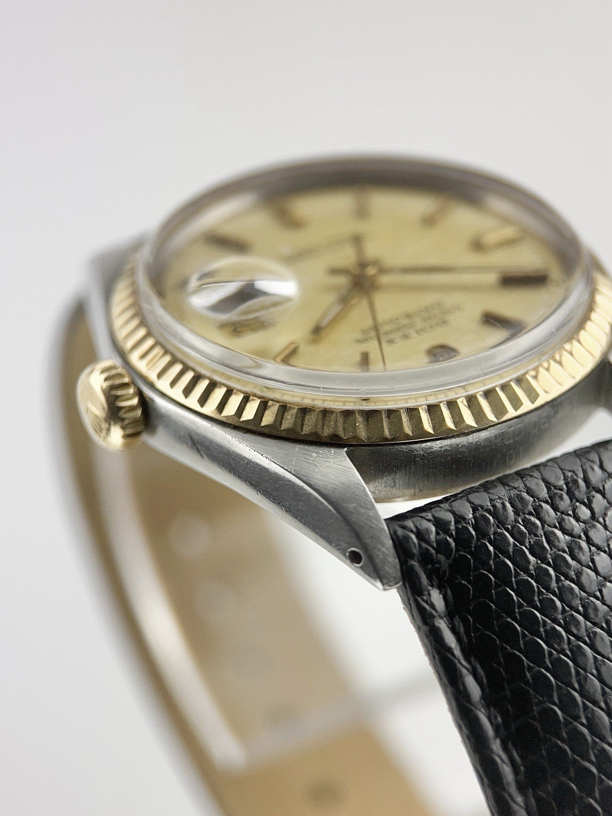 Rolex Datejust Gold & Steel 36mm Gold Dial Automatic Men's Watch 1601