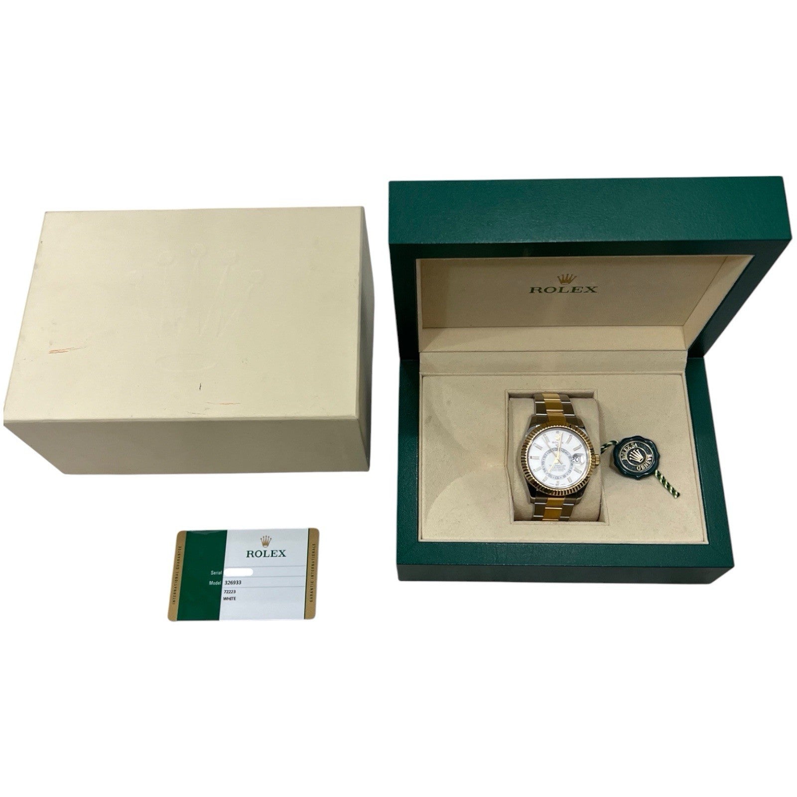 2017 Rolex Sky-Dweller White Dial Rolesor 42mm Automatic Men’s Watch 326933