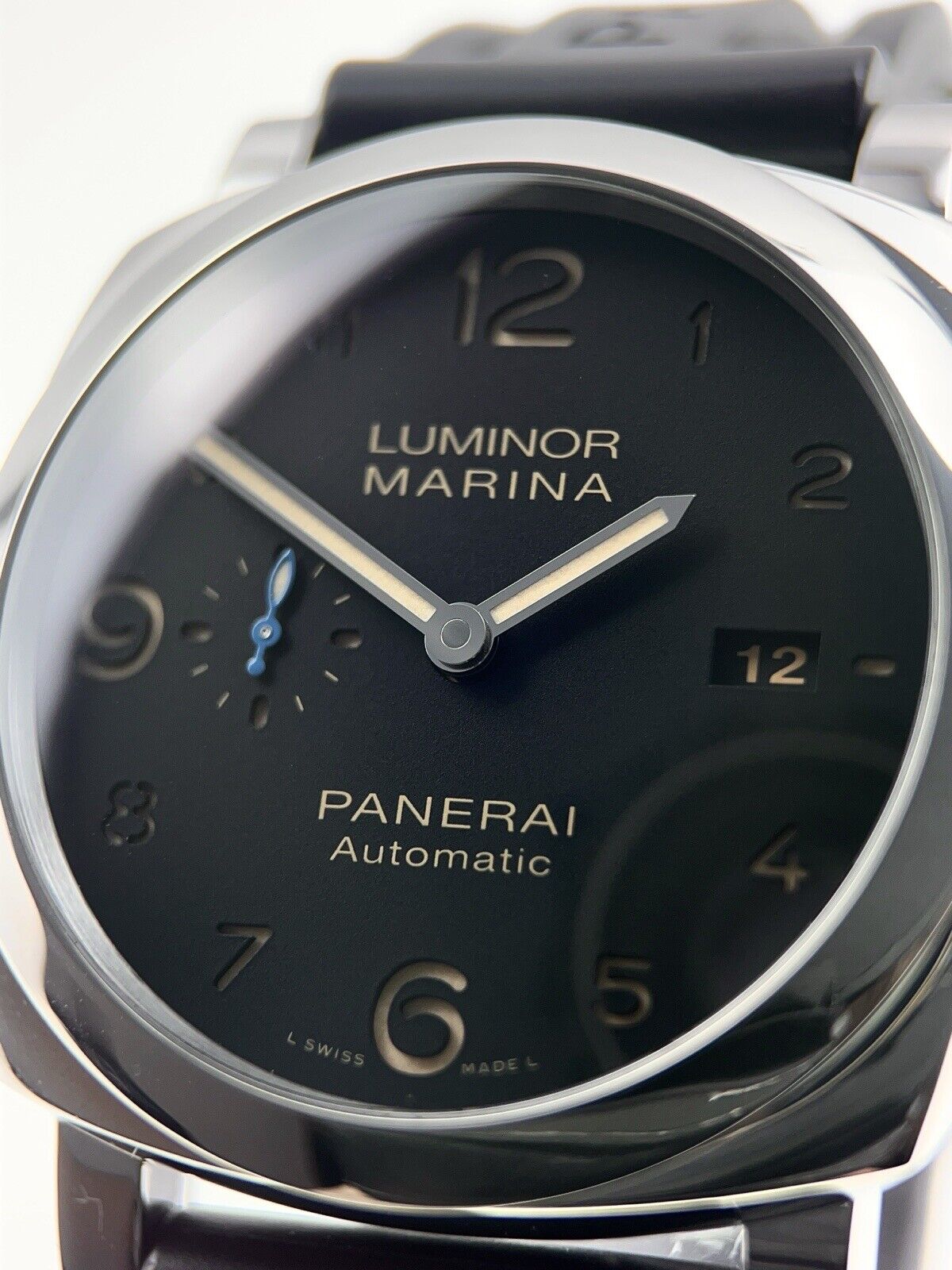 Panerai Luminor Marina 1950 3 Days Steel Black 44mm Mens Watch PAM01359