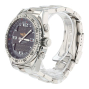 Breitling B1 Stainless Steel Black Dial 43mm Quartz Movement Mens Watch A68362