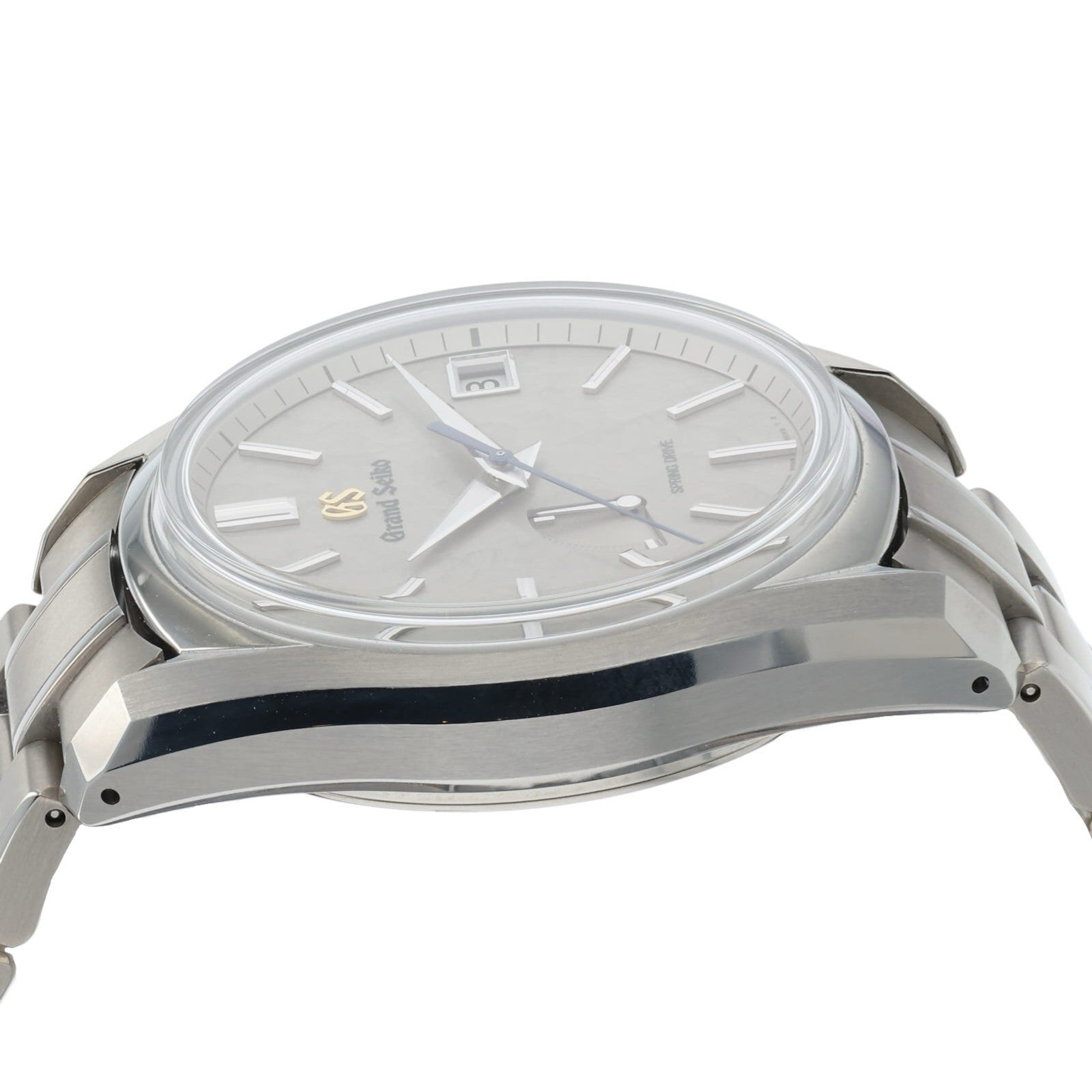 Grand Seiko Winter Grey Dial Titanium 40mm Automatic Movement Mens Watch SBG415