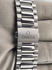 Omega Seamaster Stainless Steel Red Dial 38mm Automatic Mens 220.10.38.20.13.003