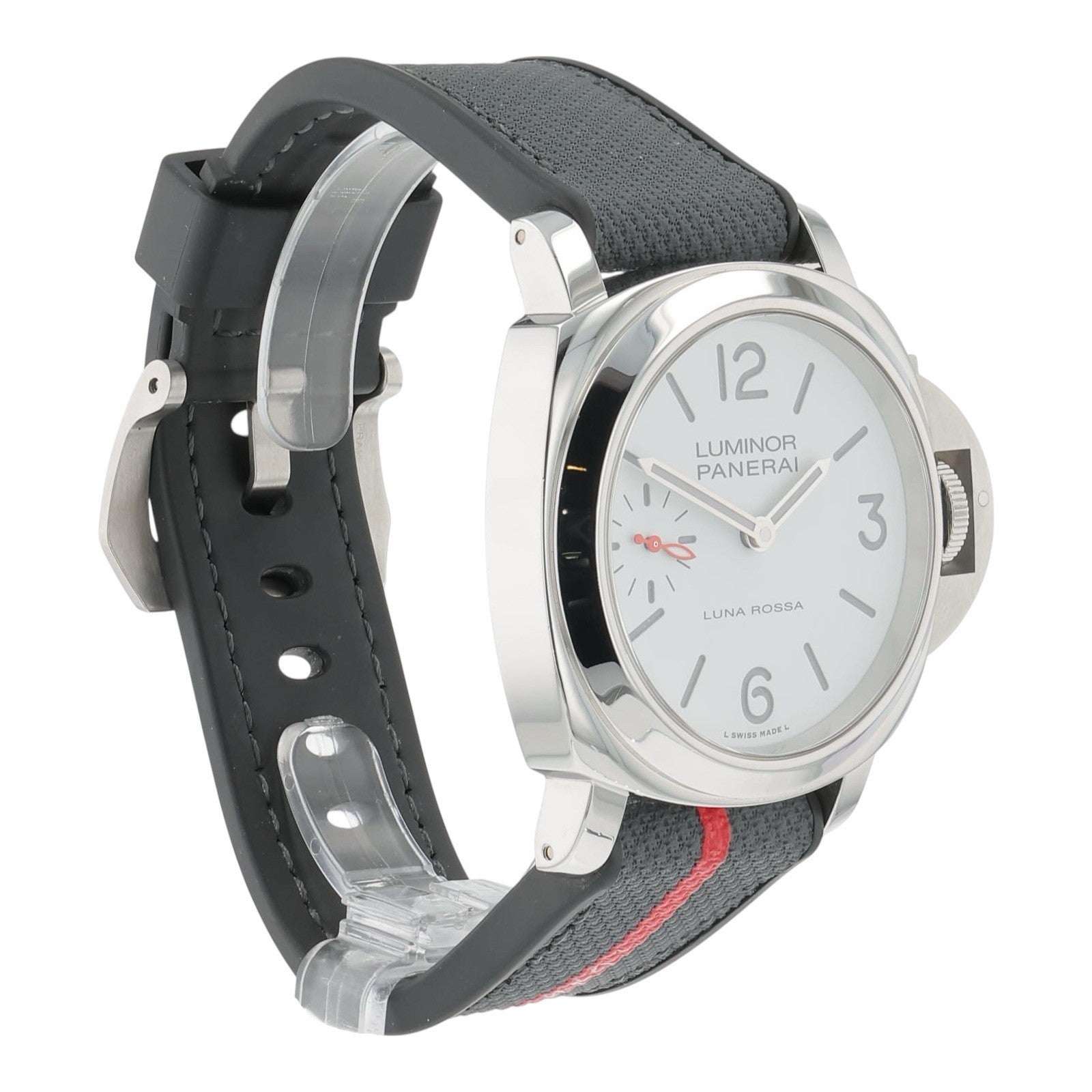 Panerai Luna Rossa White Dial Stainless Steel 42mm Men’s Manual Wind PAM01342