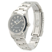 Rolex Explorer Black Dial Stainless Steel 36mm Automatic Men’s Watch 14270