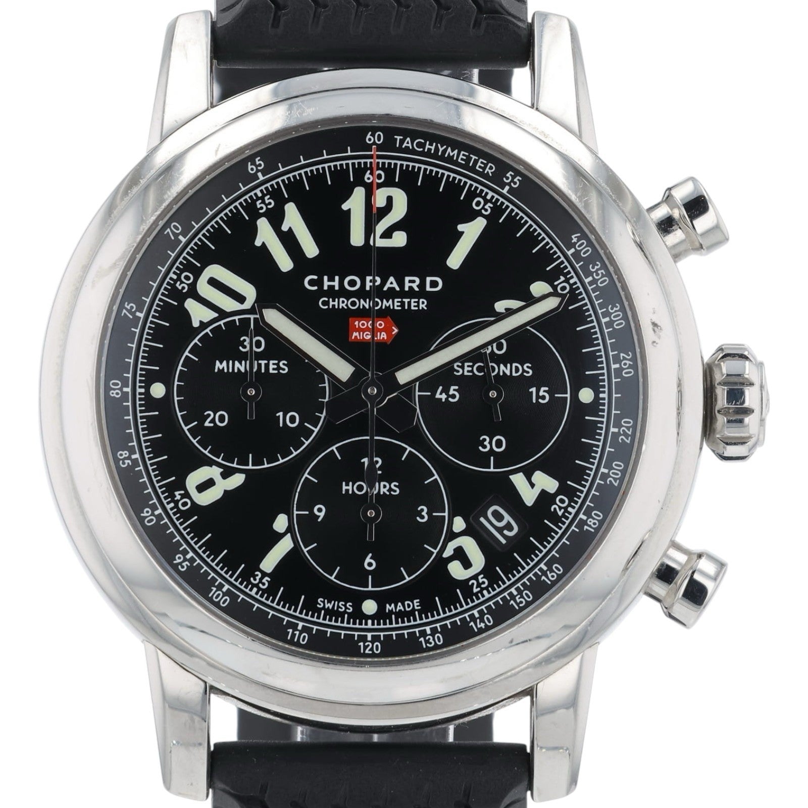 Chopard Mille Miglia Black Dial Stainless Steel 42mm Automatic Men’s Watch 8589