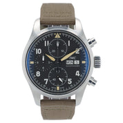 IWC Pilot Spitfire Stainless Steel Black Dial 41mm Automatic Mens Watch IW387901