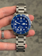 Tudor Pelagos Date Blue Dial Titanium Men's Watch 25600TB - Watch Only