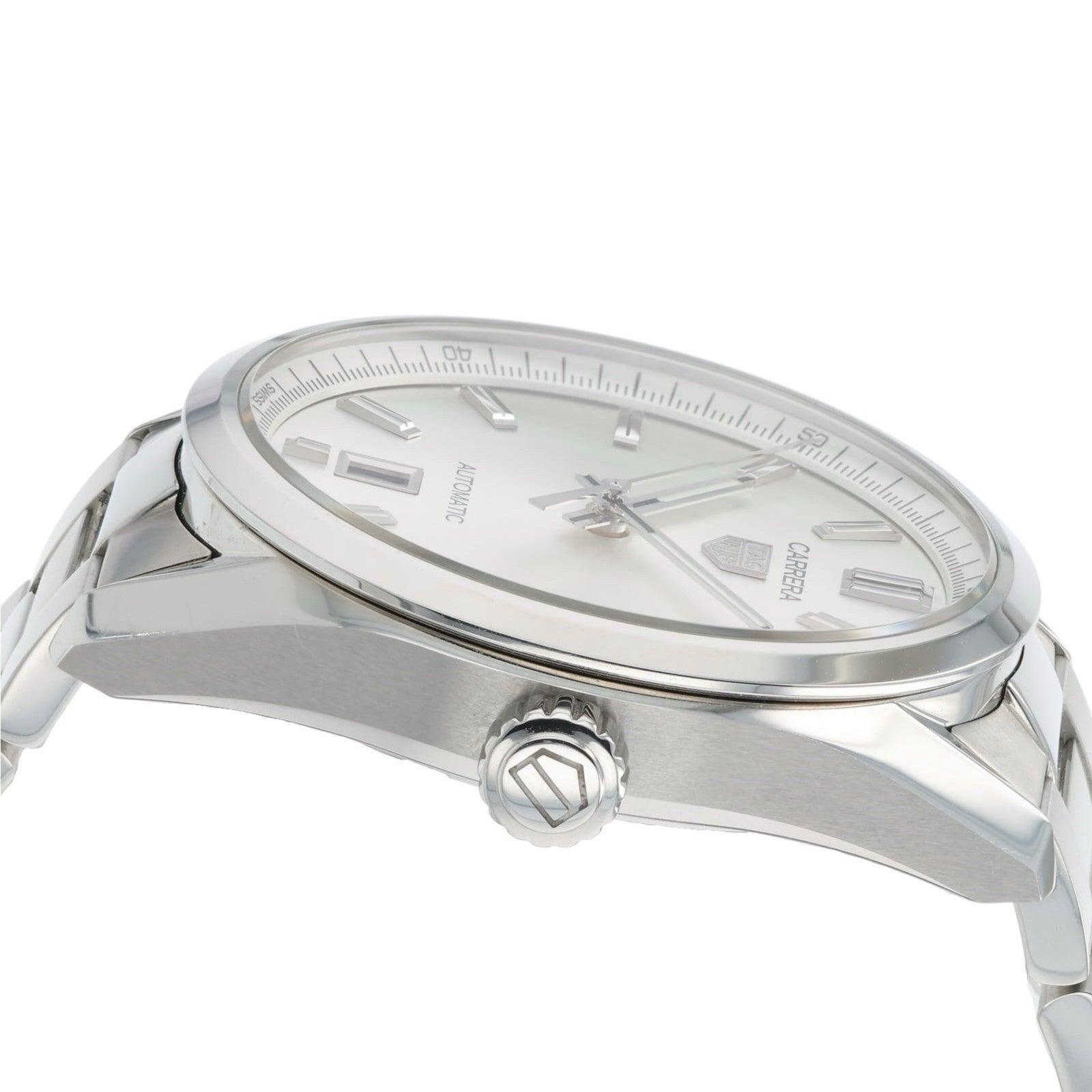 Tag Heuer Carrera Silver Dial Stainless Steel 39mm Automatic Mens Watch WBN2111