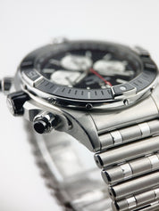 Breitling Chronomat Stainless Steel Black Dial 44mm Automatic Men’s Watch AB0136