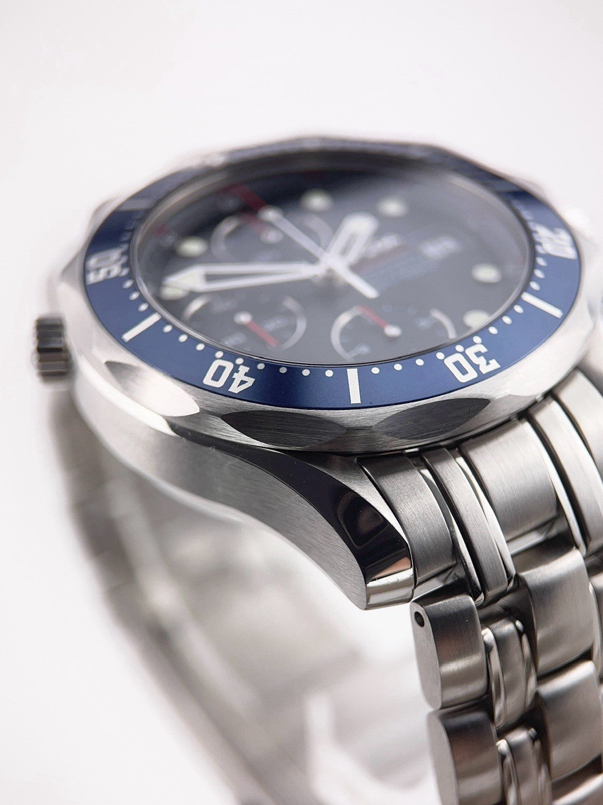 Omega Seamaster Diver Steel Blue Dial 41.5mm Automatic Mens Watch 2225.80.00