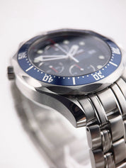 Omega Seamaster Diver Steel Blue Dial 41.5mm Automatic Mens Watch 2225.80.00