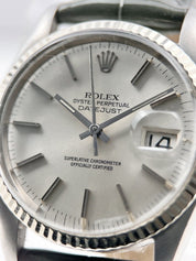 Rolex Datejust Automatic Movement Steel 36mm Silver Color Dial 16014 Watch