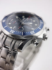 Omega Seamaster Diver Steel Blue Dial 41.5mm Automatic Mens Watch 2225.80.00