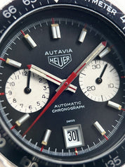 Vintage Tag Heuer Autavia Men's Chronograph Automatic Date 42mm Ref. 11630 Watch