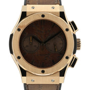Hublot Classic Fusion Berluti Scritto Brown 18k Gold 45mm 521.OX.0500.VR.BER17