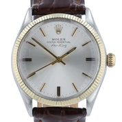 Rolex Air-King Silver Dial Stainless Steel 34mm Automatic Men’s Watch 5501
