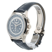 Patek Philippe World Time Blue Dial 18k White Gold 39.5mm Automatic Men’s 5930G
