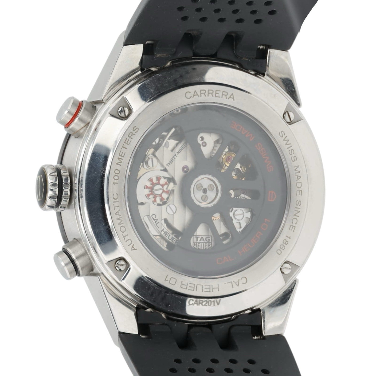 Tag Heuer Carrera Skeleton Dial Stainless Steel 43mm Automatic Men’s CAR201V